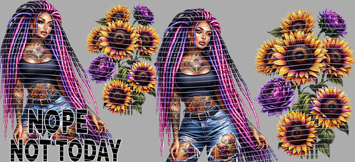 16oz Sunflower Girl-SU-299